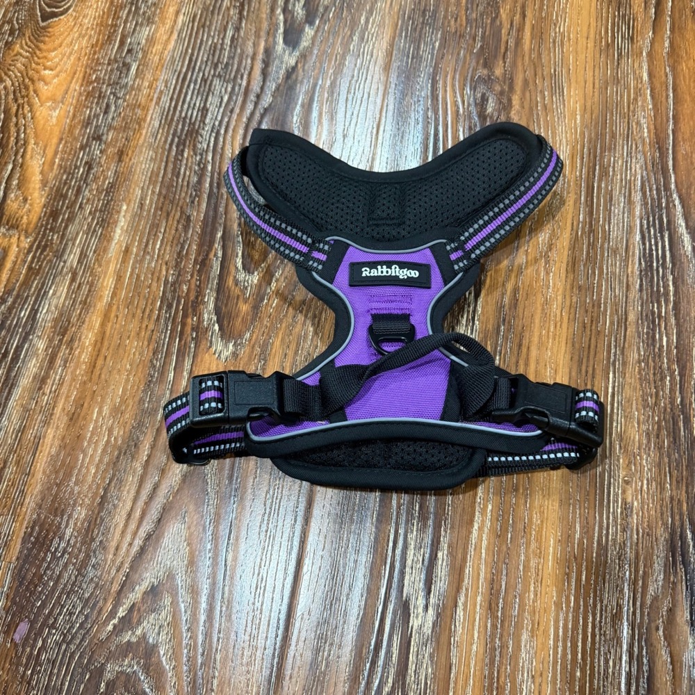 Rabbitgoo No Pull Dog Harness Purple Reflective Adjustable Mesh‎ Vest S Rabbit